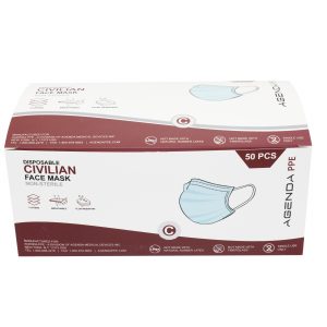 Disposable Civilian Face Masks (Box of 50pcs)